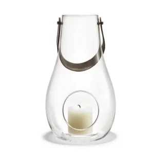 Finální Výprodej Skleněná lucerna Design With Light Clear 29 cm