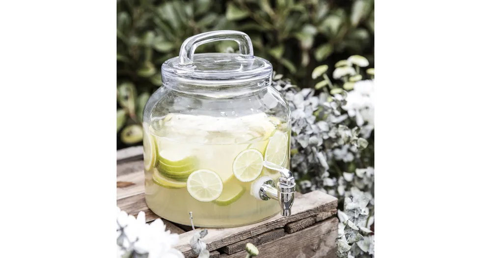 Sklenená nádoba na limonádu Ice Cold 4 l Vysoce Kvalitní