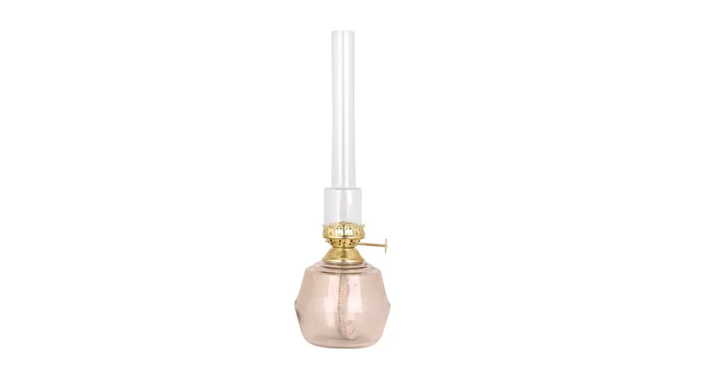 Nejlepší Volba Sklenená petrolejová lampa Majken Ash Rose 32,5 cm
