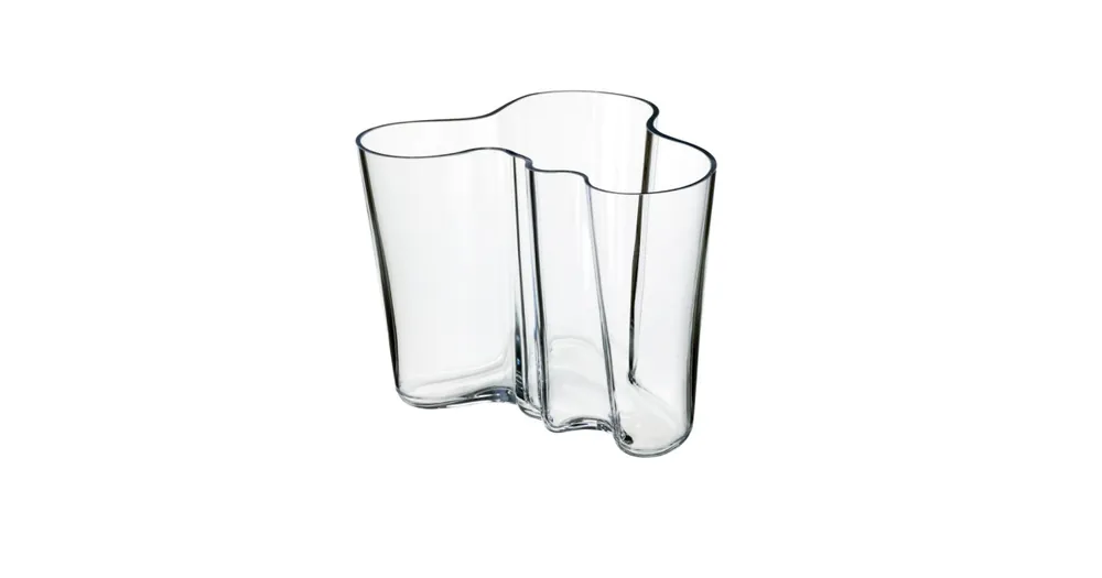 Sleva Sklenená váza Alvar Aalto Clear 16 cm