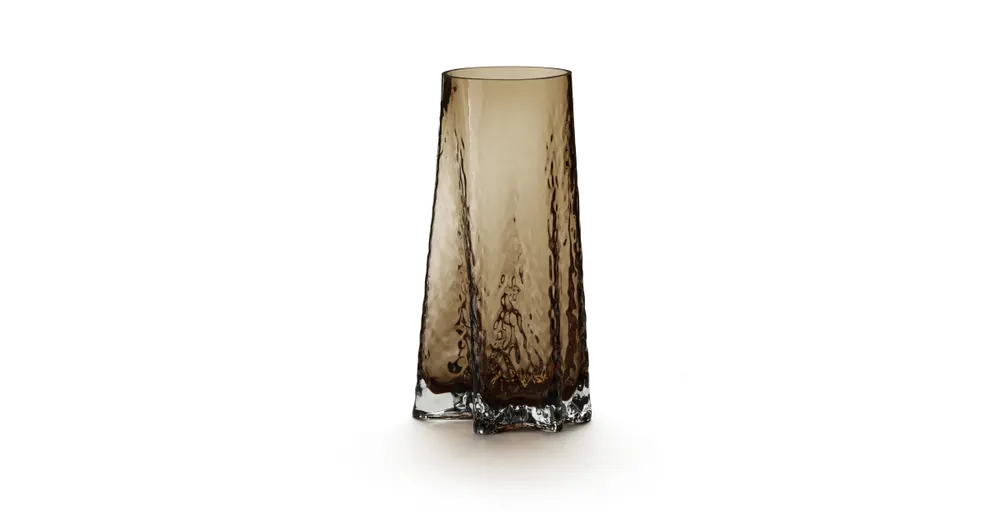 Nová Kolekce Sklenená váza Gry Cognac 30 cm