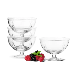 Horká Nabídka Skleněné misky Soft – 4 ks