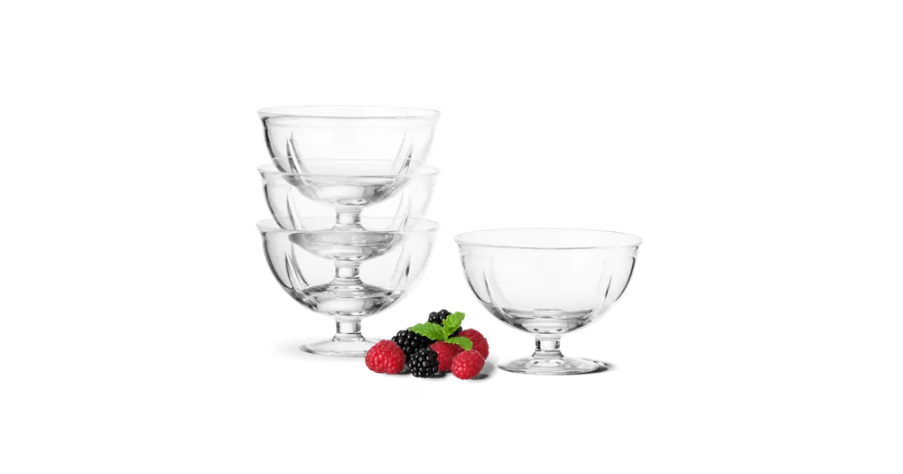 Horká Nabídka Skleněné misky Soft – 4 ks
