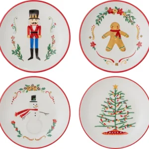 Vánoční talířky Jolly Plates 13 cm - set 4 ks Časově Omezené