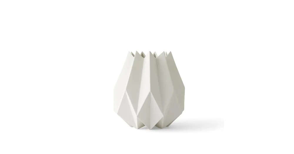 Cenový Hit Váza Folded Tall White
