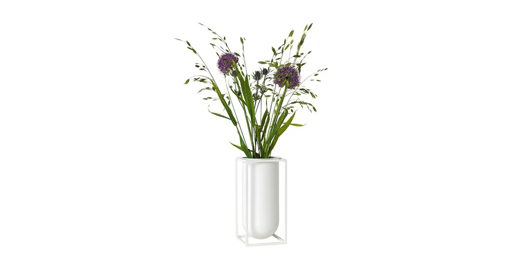 Váza Kubus Lolo White 24 cm Akce