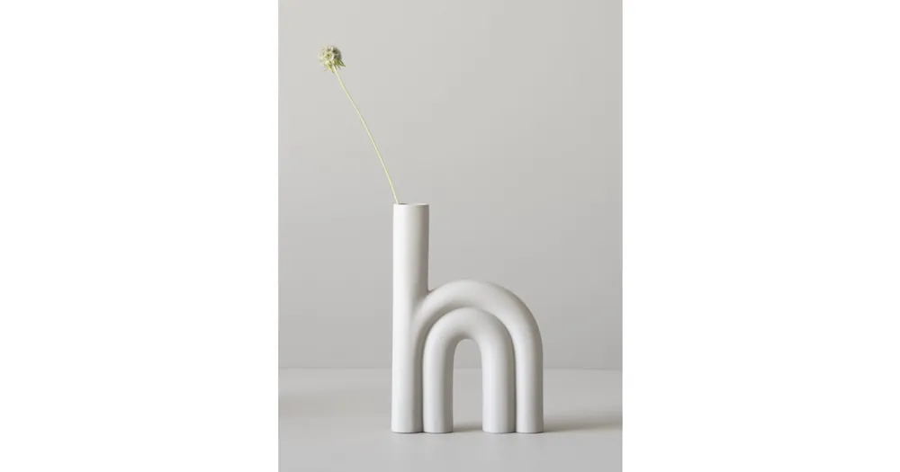 Váza Rope White Large 30 cm Finální Výprodej