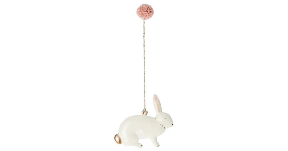 Autentický Veľkonočná plechová ozdoba Easter Bunny No. 1