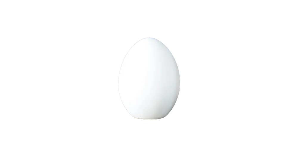 Velikonoční vajíčko Standing Egg White 8 cm Přímo Od Výrobce