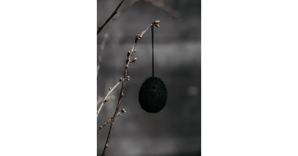 Veľkonočné vajíčko Ullas Black 5 cm Akční Nabídka