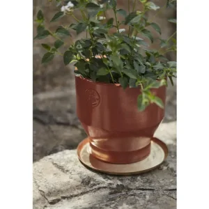 Venkovní květináč Edge Pot Burned Red M Novinka