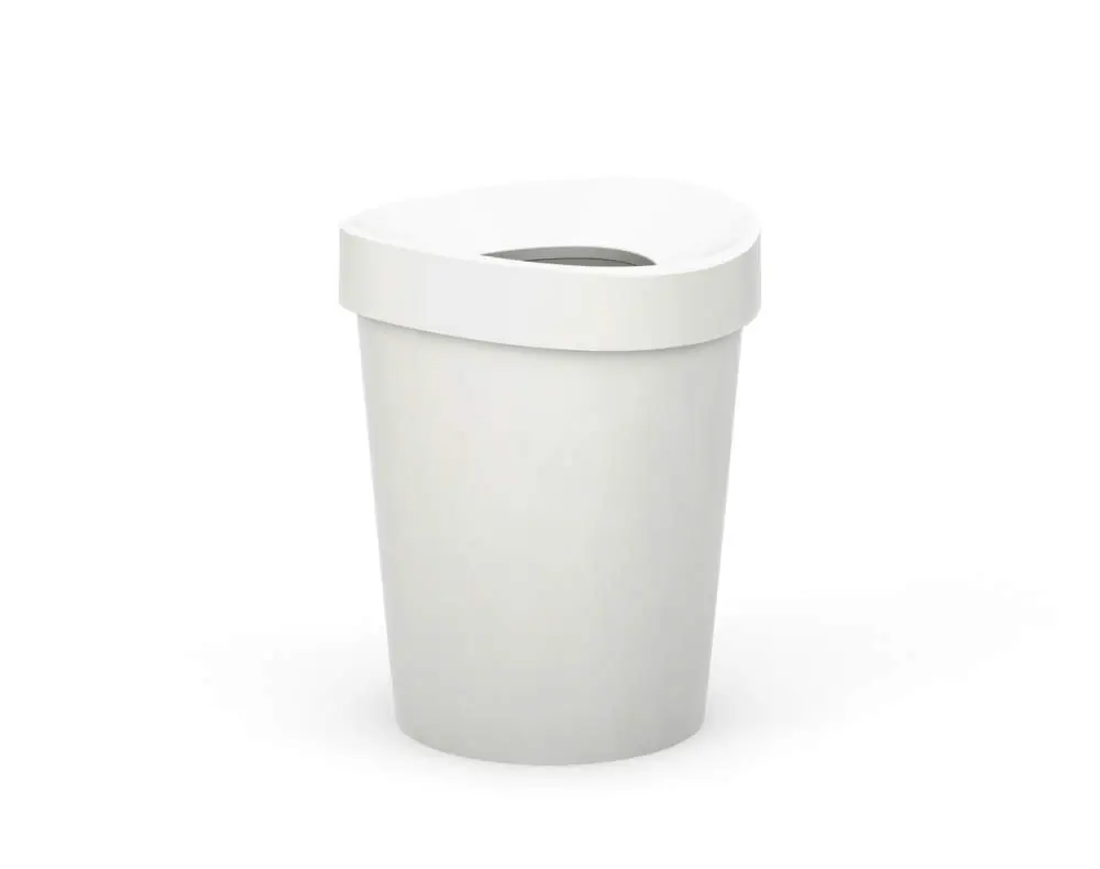 Koš Happy L, white Omezená Nabídka