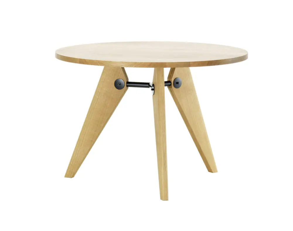 Stůl Guéridon 105, natural solid oak Horká Nabídka