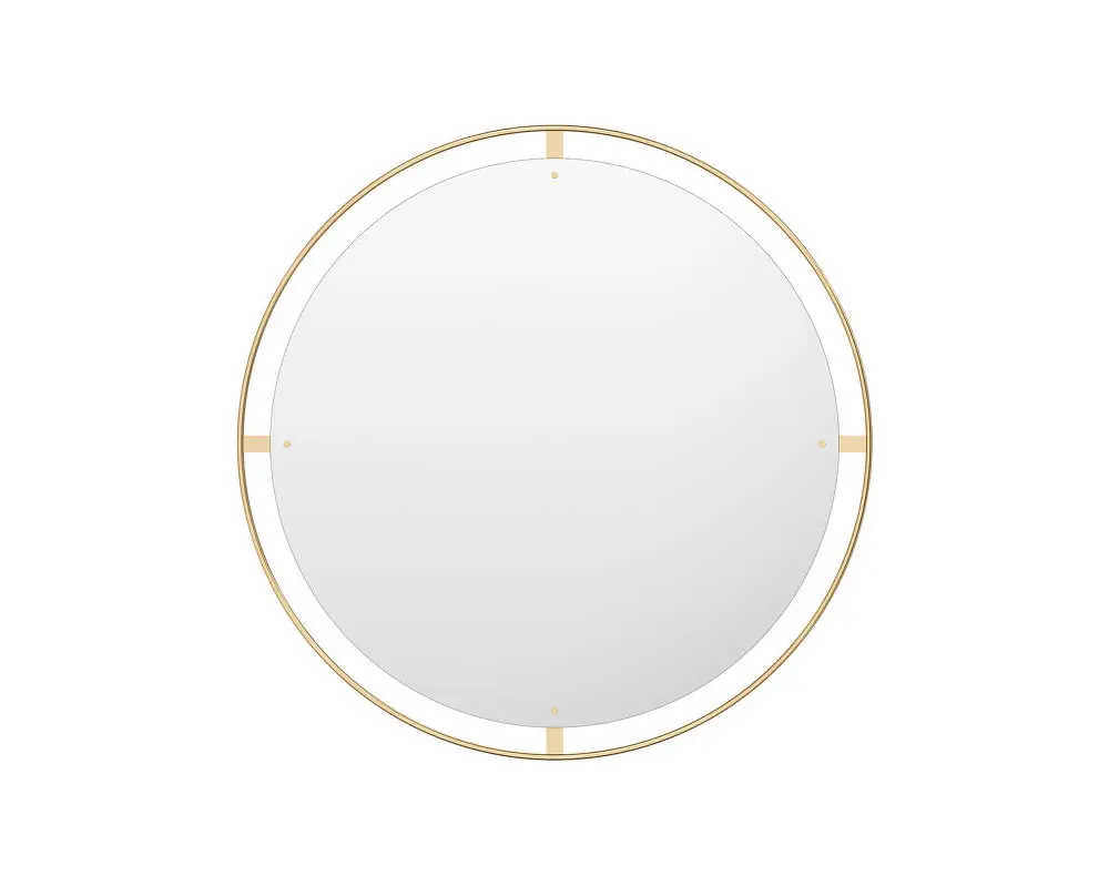 Zrcadlo Nimbus Ø110, polished brass Sleva
