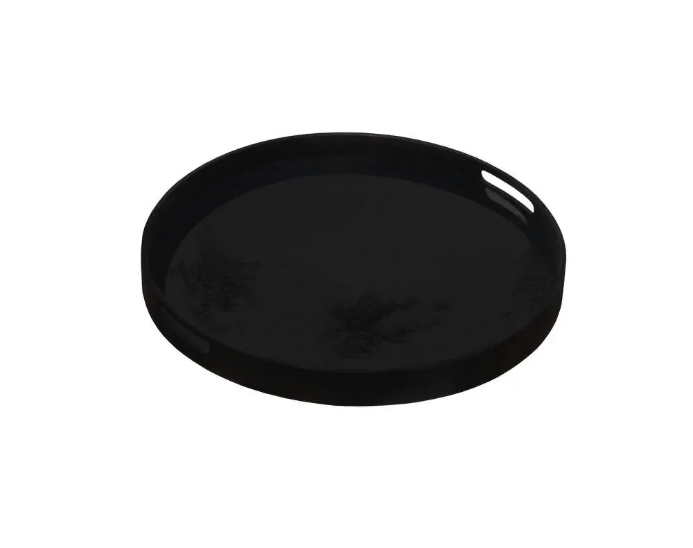 Omezená Nabídka Tác Mirror Tray Round S, charcoal