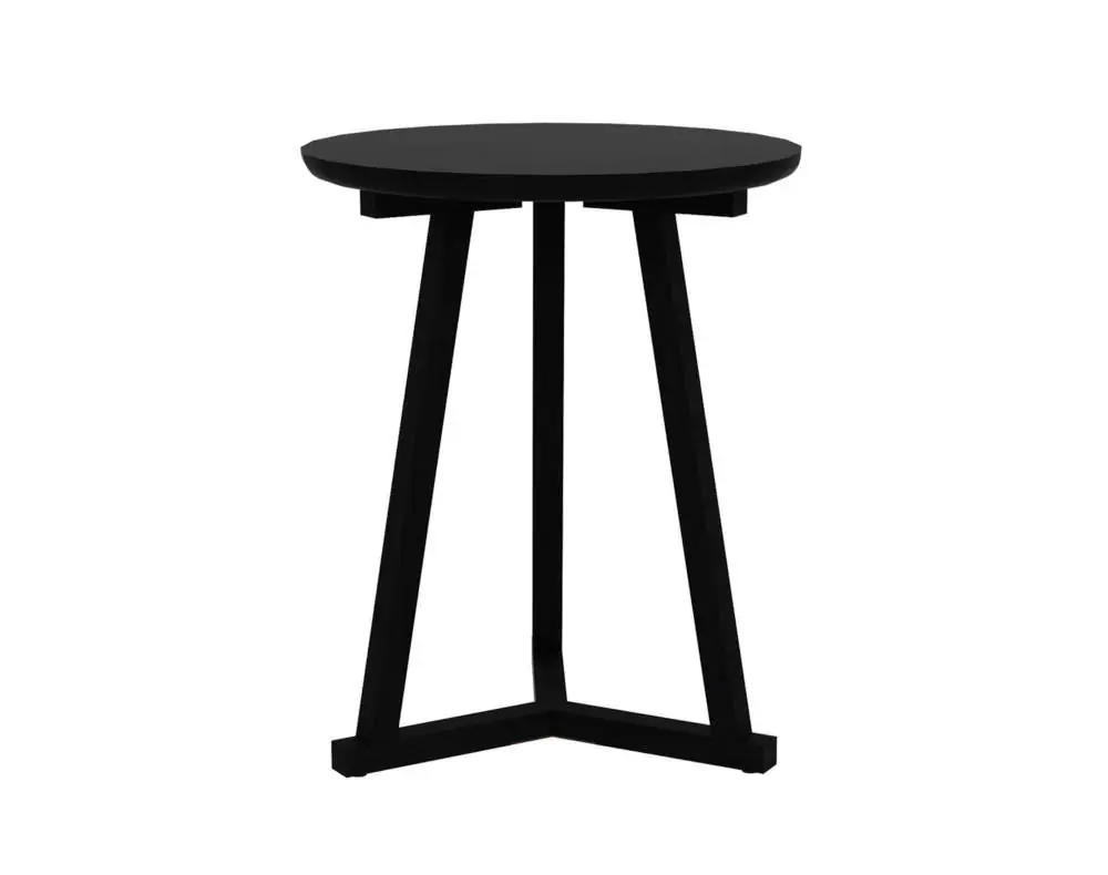 Hit Sezóny Odkládací stolek Tripod, black oak