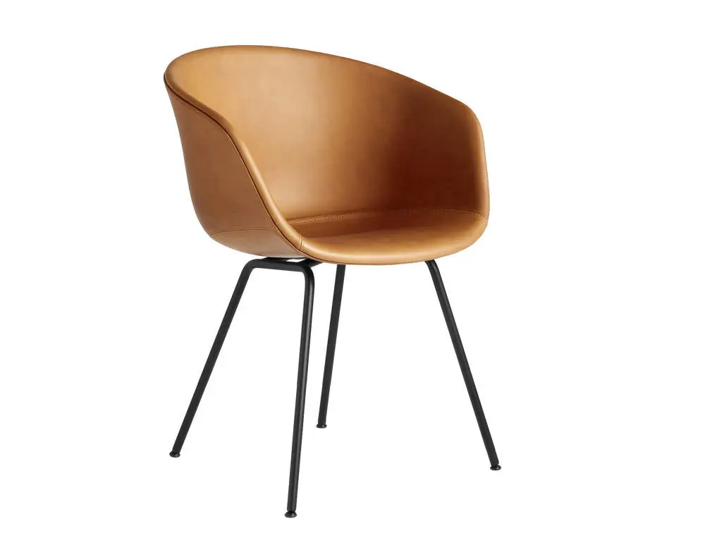 Židle AAC 27 Black Powder Coated Steel, Sense Cognac Značkový