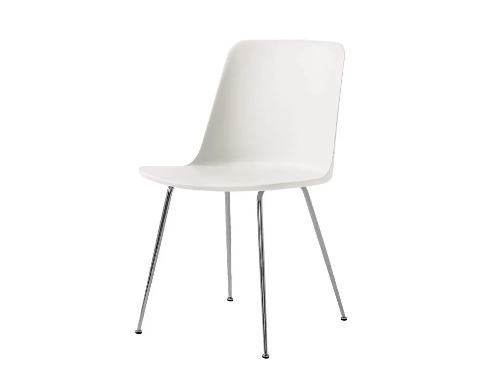 Židle Rely HW6, chrome/white Must-Have