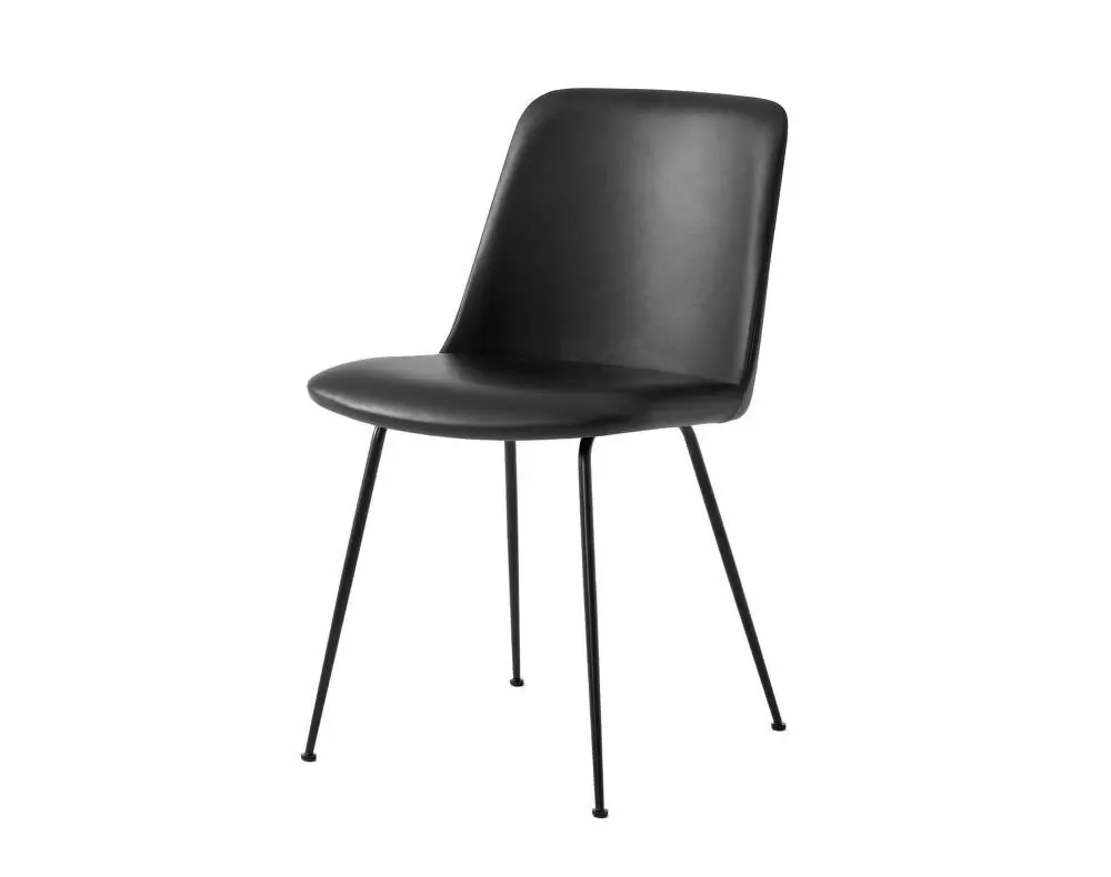 Židle Rely HW8, black/black leather Vrácení Zdarma