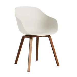 Židle AAC 222 Lacquered Walnut Veneer, melange cream Omezená Nabídka