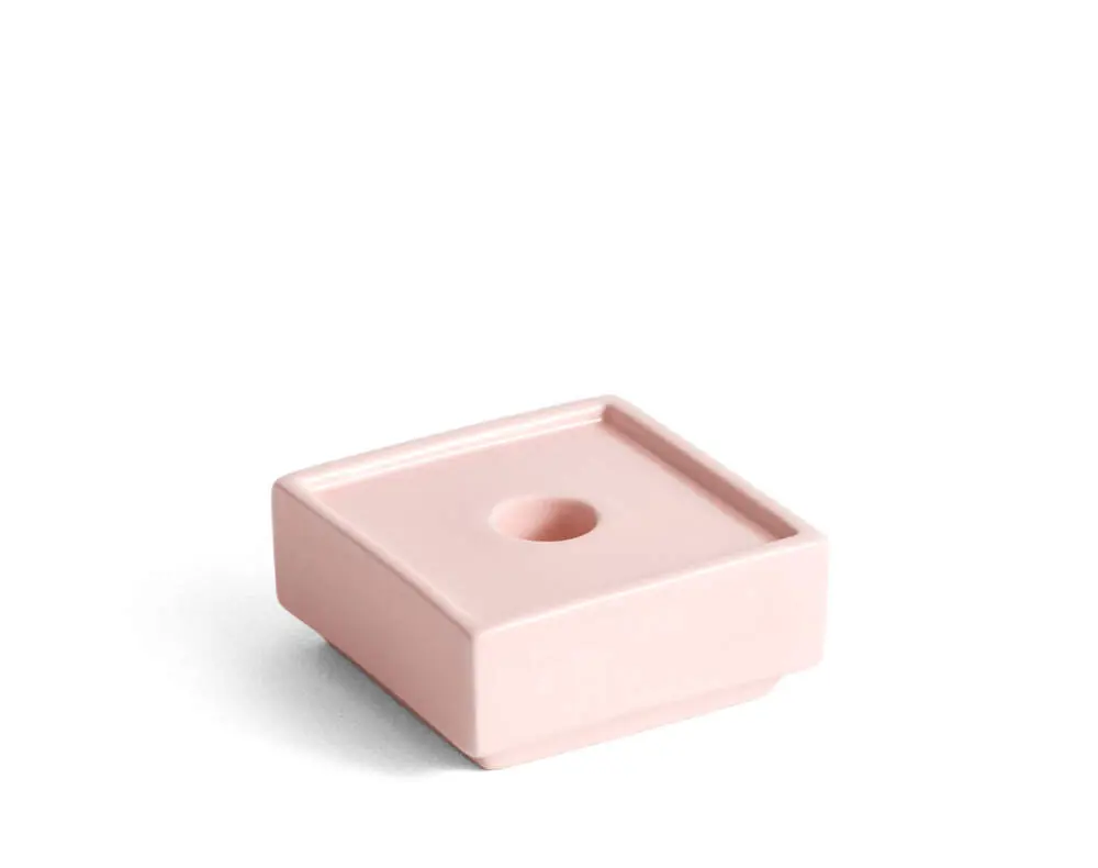 Svícen Mattone Small, light pink Akce