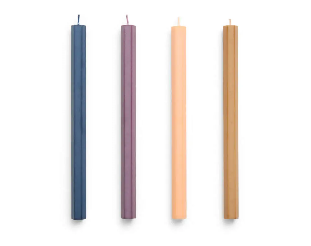 Speciální Cena Svíčky Hexagon Candle set 4ks, dark