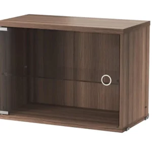 Oblíbený Skříňka Display Cabinet with Swing Glass Door, walnut