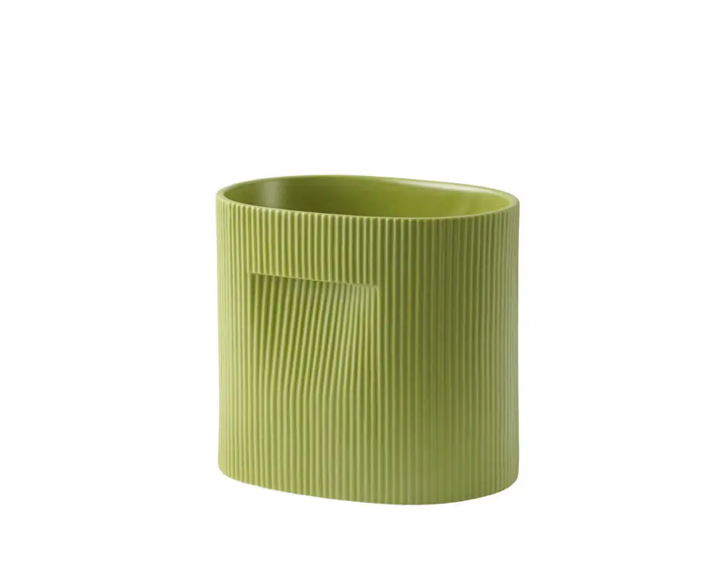 Květináč Ridge Planter H24, moss green Přímo Od Výrobce