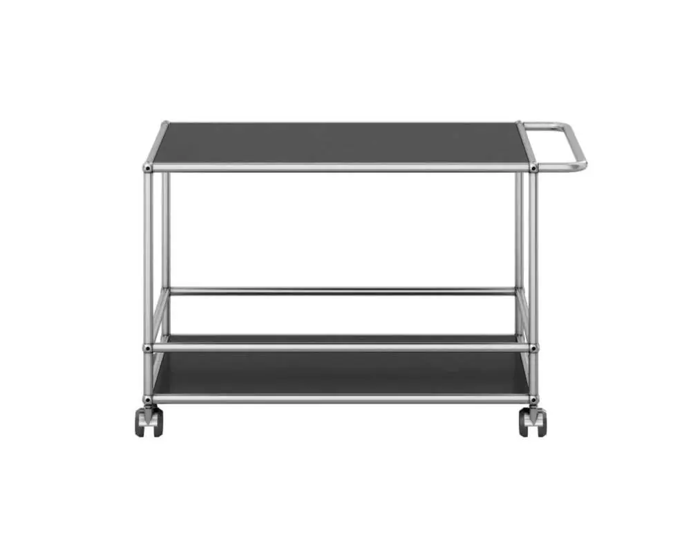 Servírovací vozík USM Haller, graphite black Horká Nabídka