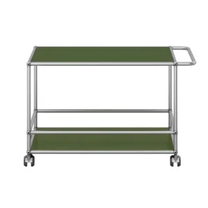 Tovární Cena Servírovací vozík USM Haller, olive green