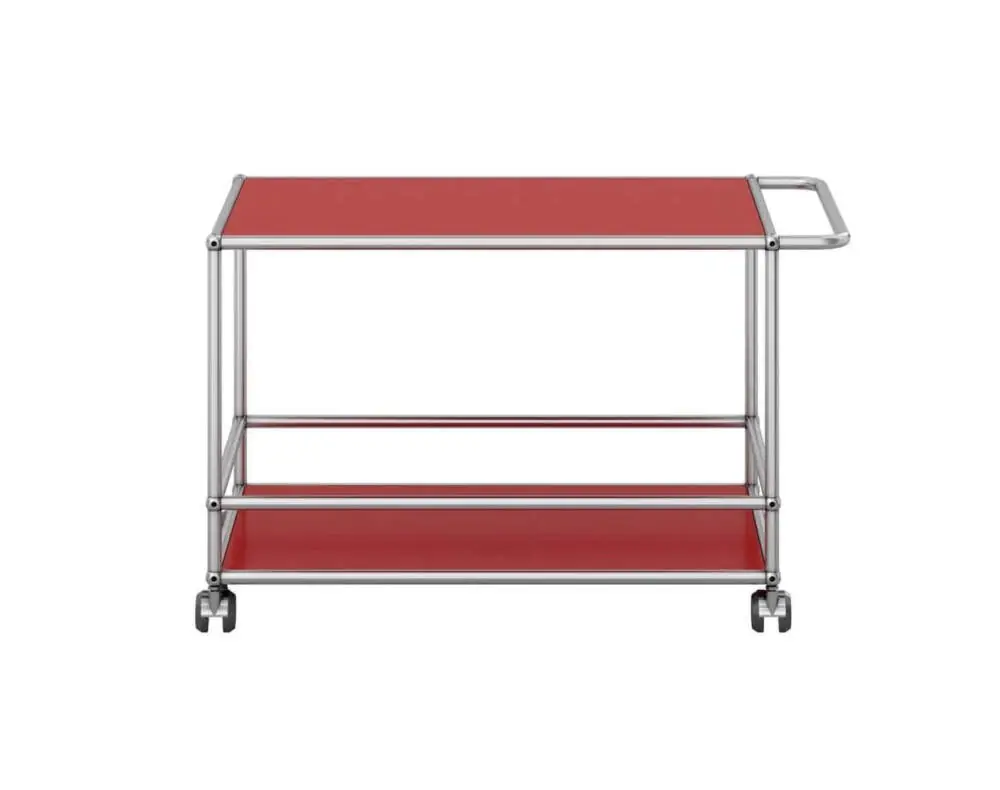 Servírovací vozík USM Haller, ruby red Přímo Od Výrobce