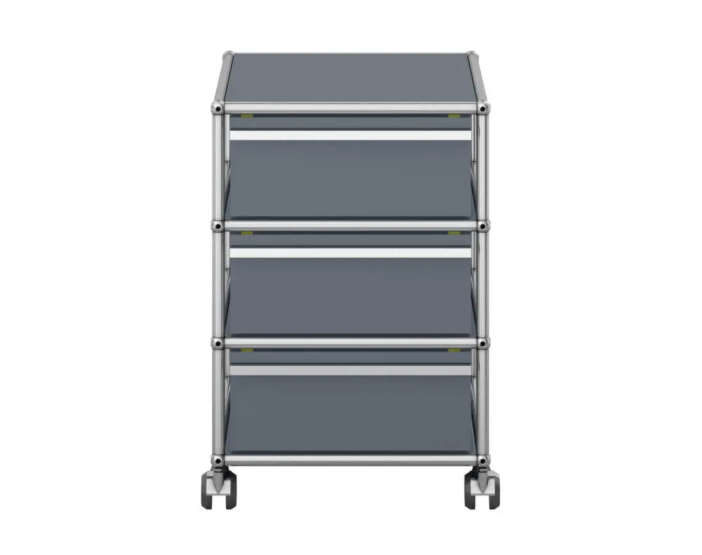 Akční Nabídka Zásuvkový kontejner na kolečkách USM Haller M26, mid-grey