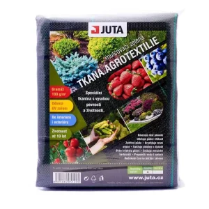 Nejlepší Cena Tkaná textilie JUTA - černá 1,6x10m 100g/m2
