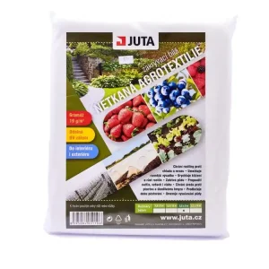 Netkaná textilie JUTA - bílá 3,2x5m 19g/m2 Vysoce Kvalitní