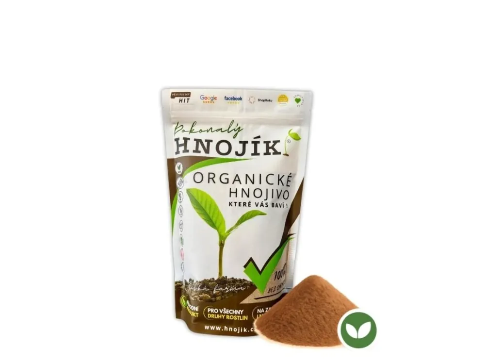 HNOJÍK Dokonalé přírodní hnojivo s repelentním účinkem na škůdce a choroby 1,3l / 0,44kg Nízká Cena