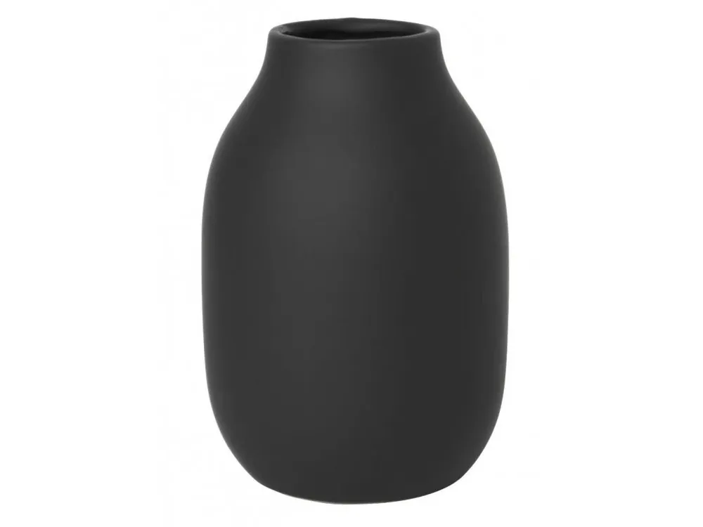 Váza malá, porcelánová, černá Omezená Nabídka