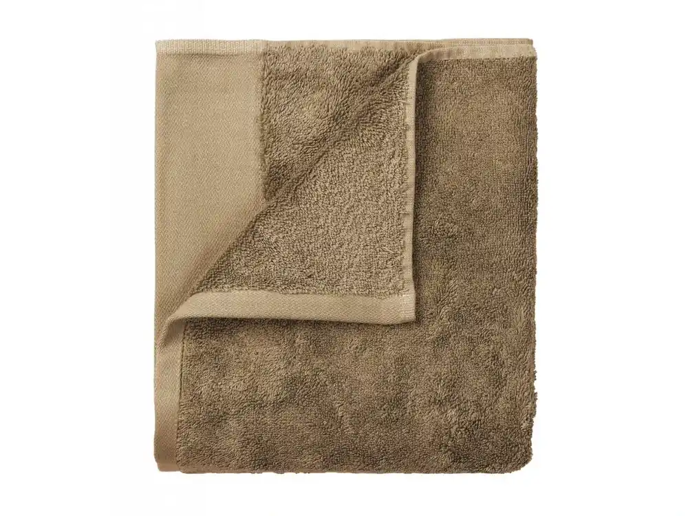 Koupit Online Ručníky bavlněné sada 4ks 30x30cm hnědé riva