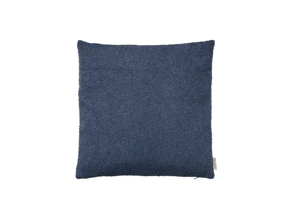 Finální Výprodej Potah na polštář Boucle 50 x 50 cm tmavě modrý