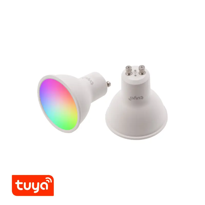 SMART LED žárovka GU10 Tuya RGBCCT TU5W Časově Omezené