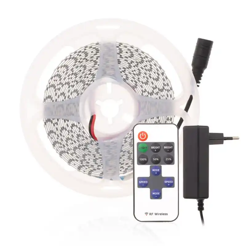Sada LED pásku 5m 35W 12V-5M10W, Studená bílá Sleva