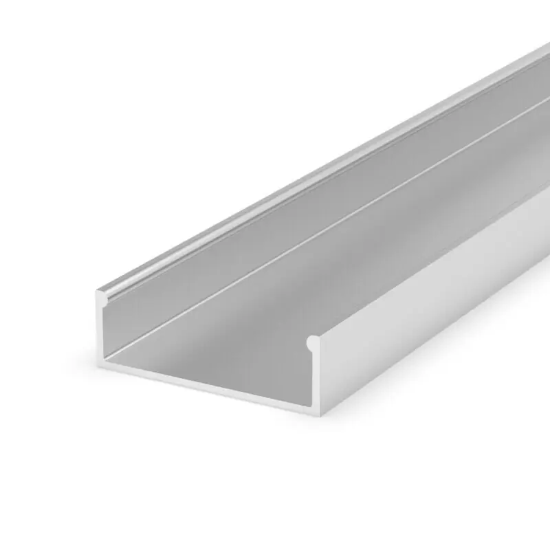 LED profil P13-1 stříbrný široký přisazený Cenová Bomba