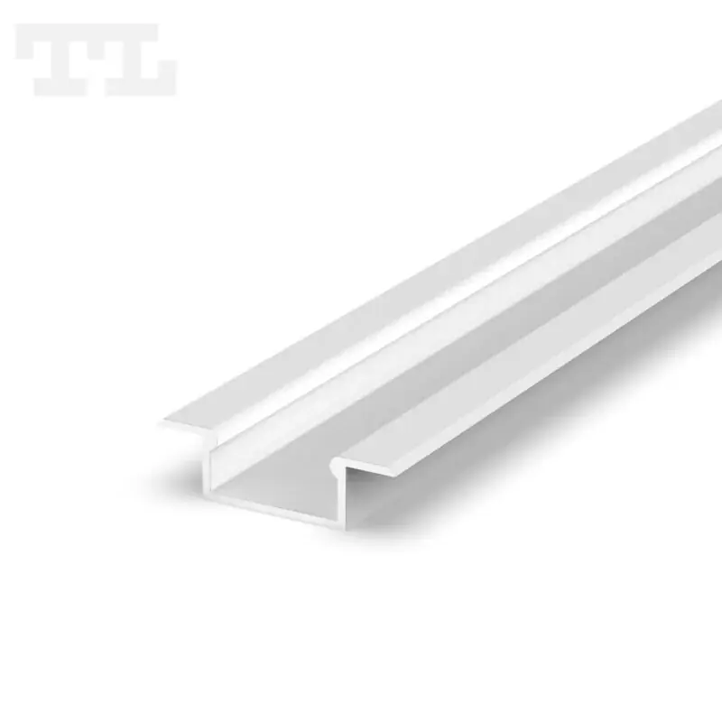 LED profil P6-2 bílý vestavný, Profil bez krytu 2m Značkový