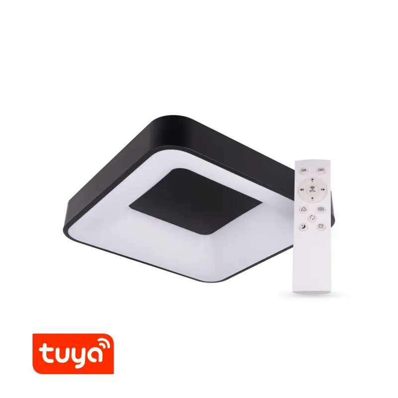 Cenová Bomba SMART Tuya LED svítidlo ZULU 48W CCT hranaté černé