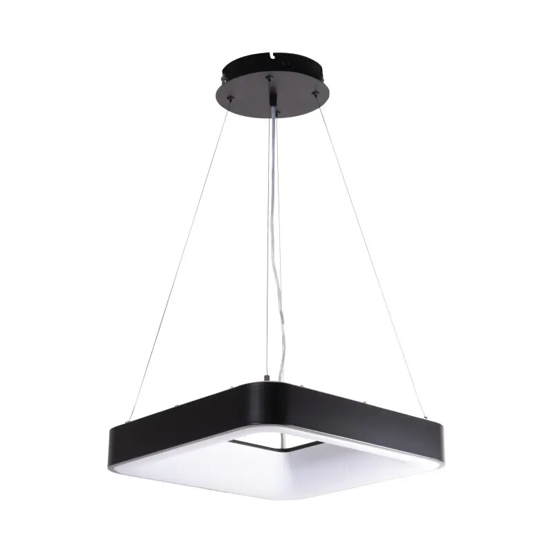 LED svítidlo ZULU 48W CCT hranaté černé závěsné Akce