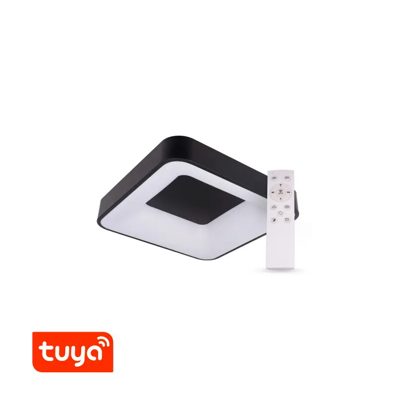 Super Cena SMART Tuya LED svítidlo ZULU 32W CCT hranaté černé