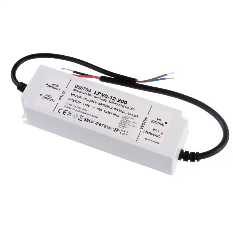 Pouze Dnes LED zdroj 12V 200W LPV5-12-200 Záruka 5 let
