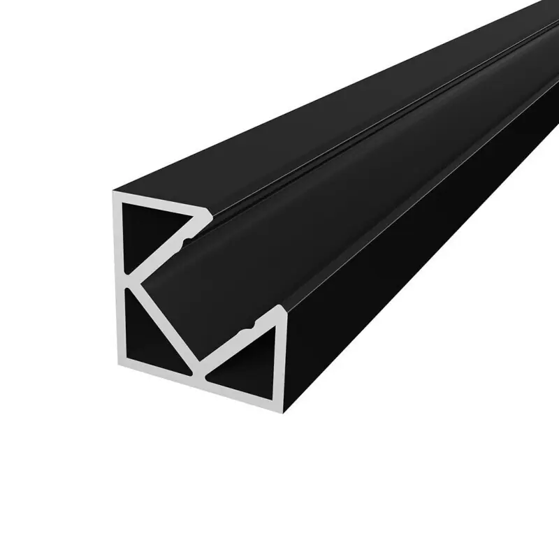 LED profil P3-5 černý mini rohový Horká Nabídka