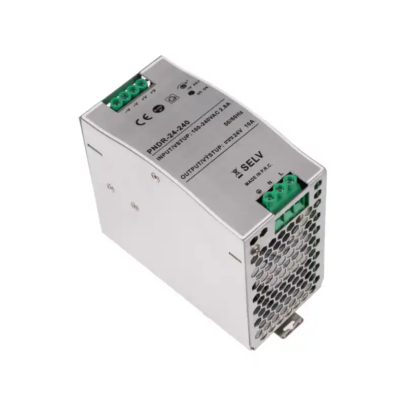 LED zdroj 24V 240W PNDR-24-240 DIN lišta Zlevněný