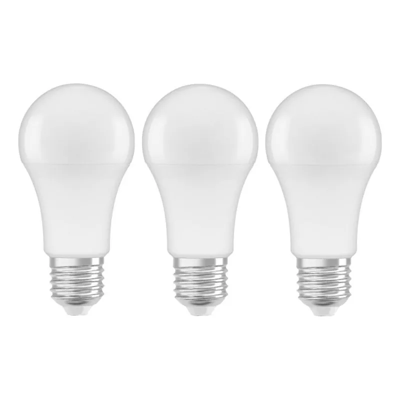SADA 3x LED Žárovka A60 E27/10W/230V 4000K Výhodná Nabídka