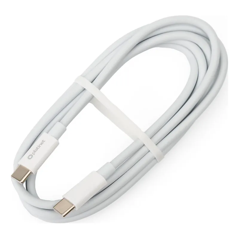 Autentický USB kabel USB-C / USB-C konektor 100W 1,5m bílá